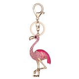 Maxbell Fashion Key Ring Chain Keychain Car Handbag Purse Keyring Gift Pink Flamingo