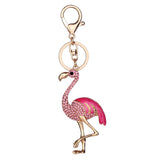 Maxbell Fashion Key Ring Chain Keychain Car Handbag Purse Keyring Gift Pink Flamingo