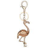 Maxbell Fashion Key Ring Chain Keychain Car Handbag Purse Keyring Gift Pink Flamingo