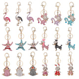 Maxbell Fashion Key Ring Chain Keychain Car Handbag Purse Keyring Gift Pink Starfish