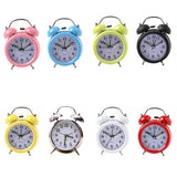 Maxbell Digital 3D Twin Bell Clock Chime Clock Loud Alarm Clock Battery Power 3inch White