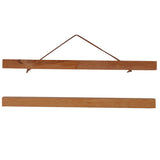 Maxbell Magnet Wooden Picture Frame DIY Photo Poster Painting Hanger 30cm Teak Wood
