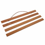 Maxbell Magnet Wooden Picture Frame DIY Photo Poster Painting Hanger 30cm Teak Wood