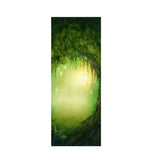 Maxbell 3D Door Wall Door Stickers Decal Self Adhesive Mural Decor Forest Scenery