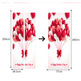 Maxbell 3D Valentine's Day Series Stickers Door Wall Fridge Decals Mural Art Decor T