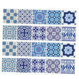 Maxbell 20 Pieces Mosaic Wall Tiles Stickers Kitchen Bathroom Tile Decals #4 20x20cm