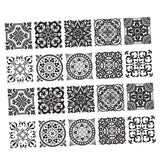 Maxbell 20 Pieces Mosaic Wall Tiles Stickers Kitchen Bathroom Tile Decals #2 10x10cm