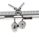 Maxbell Metal Diamond Head Purse Coins Bags Kiss Clasp Lock Frame DIY Craft Silver
