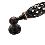 Maxbell Vintage Metal Bird Cage Pull Handle Cupboard Wardrobe Drawer Knob A 120X30mm