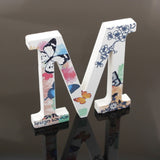 Maxbell Wooden Alphabet Craft Letters Plaque Home Wedding Nursery Party Decoration M