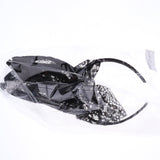 Maxbell Masquerade Party Rabbit Long Ears Headband Lace Mask Veil Black with Veil