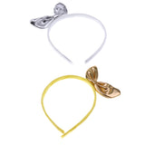 Maxbell Kids Lovely Bunny Ears Headbands Baby Toddler Rabbit Ears Headwear Gold