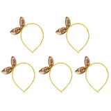 Maxbell Kids Lovely Bunny Ears Headbands Baby Toddler Rabbit Ears Headwear Gold