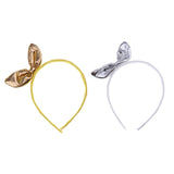 Maxbell Kids Lovely Bunny Ears Headbands Baby Toddler Rabbit Ears Headwear Gold
