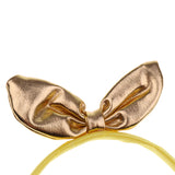 Maxbell Kids Lovely Bunny Ears Headbands Baby Toddler Rabbit Ears Headwear Gold