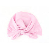 Maxbell Newborn Baby Girls Infant Bowknot Hat Toddler Cotton Beanie Hat Cap Pink