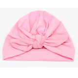 Maxbell Newborn Baby Girls Infant Bowknot Hat Toddler Cotton Beanie Hat Cap Pink