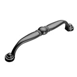 Maxbell 128mm Black Furniture Pull Knob Alloy Drawer Cabinet Handle Bin Hardware