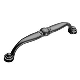 Maxbell 128mm Black Furniture Pull Knob Alloy Drawer Cabinet Handle Bin Hardware