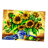 Maxbell DIY Painting By Numbers Frameless Canvas Picture Sunflower