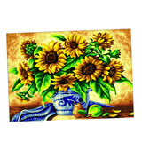 Maxbell DIY Painting By Numbers Frameless Canvas Picture Sunflower