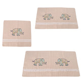 Maxbell Creative Embroidered Sofa Cushion Cotton Sofa Mat Pad 90x90cm Beige