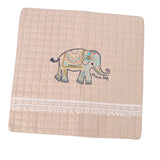Maxbell Creative Embroidered Sofa Cushion Cotton Sofa Mat Pad 90x90cm Beige