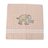 Maxbell Creative Embroidered Sofa Cushion Cotton Sofa Mat Pad 90x90cm Beige
