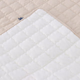 Maxbell Creative Embroidered Sofa Cushion Cotton Sofa Mat Pad 90x90cm Beige