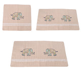 Maxbell Creative Embroidered Sofa Cushion Cotton Sofa Mat Pad 90x90cm Beige