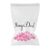 Maxbell 1 Pack Vibrant Colours Fluffy Small Craft Pompoms Pink