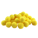 Maxbell 1 Pack Vibrant Colours Fluffy Small Craft Pompoms Yellow