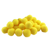 Maxbell 1 Pack Vibrant Colours Fluffy Small Craft Pompoms Yellow