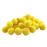 Maxbell 1 Pack Vibrant Colours Fluffy Small Craft Pompoms Yellow