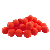 Maxbell 1 Pack Vibrant Colours Fluffy Small Craft Pompoms Red