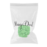 Maxbell 1 Pack Vibrant Colours Fluffy Small Craft Pompoms Green