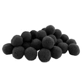 Maxbell 1 Pack Vibrant Colours Fluffy Small Craft Pompoms Black