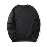 Maxbell Men Long Sleeve Solid Hoodie Hooded Jumper Pullover Jumper Tops M Black