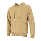 Maxbell Mens Classic Hooded Sweatshirt Hoodie Jumper Sweat Top Plus Size M Khaki