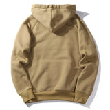 Maxbell Mens Classic Hooded Sweatshirt Hoodie Jumper Sweat Top Plus Size M Khaki