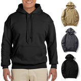 Maxbell Mens Classic Hooded Sweatshirt Hoodie Jumper Sweat Top Plus Size M Khaki