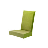 Maxbell Polar Fleece Stretch Dining Room Chair Cover Slipcover Protector Grass Green