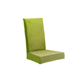 Maxbell Polar Fleece Stretch Dining Room Chair Cover Slipcover Protector Grass Green