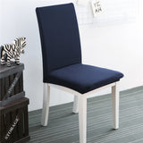 Maxbell Stretch Dining Room Chair Cover Slipcover Stool Protector Decor Navy Blue