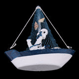 Maxbell Retro Wooden Mediterranean Style Mini Sailing Boat Model Nautical Decor #6