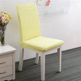 Maxbell Stretch Dining Room Chair Cover Slipcover Stool Protector Decor  Yellow