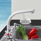 Maxbell NEW Multicolor Spray painting Kitchen Faucet White