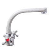 Maxbell NEW Multicolor Spray painting Kitchen Faucet White