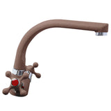 Maxbell NEW Multicolor Spray painting Kitchen Faucet Brown