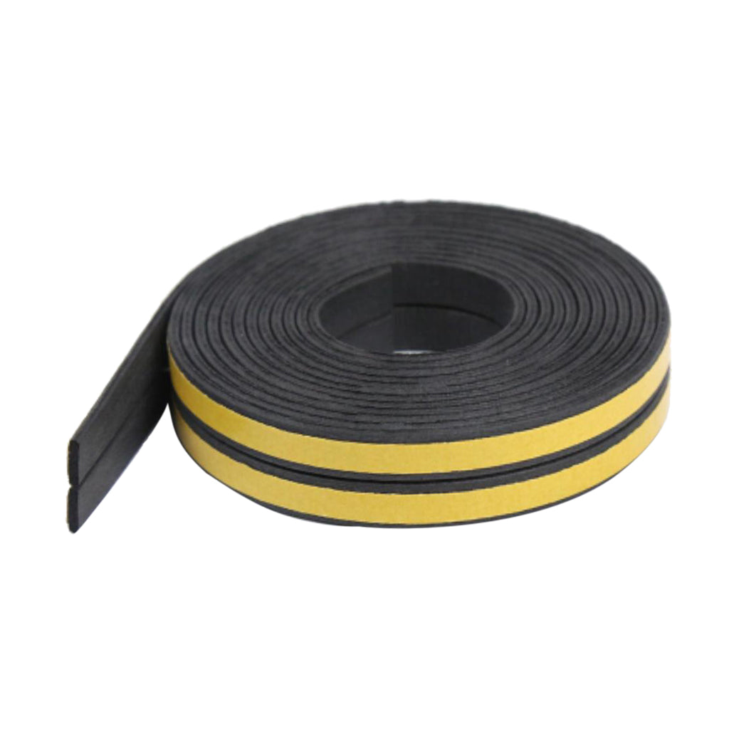 Maxbell 5m Foam Self Adhesive Window Door Excluder Seal Strip Tape I 9x2mm Black